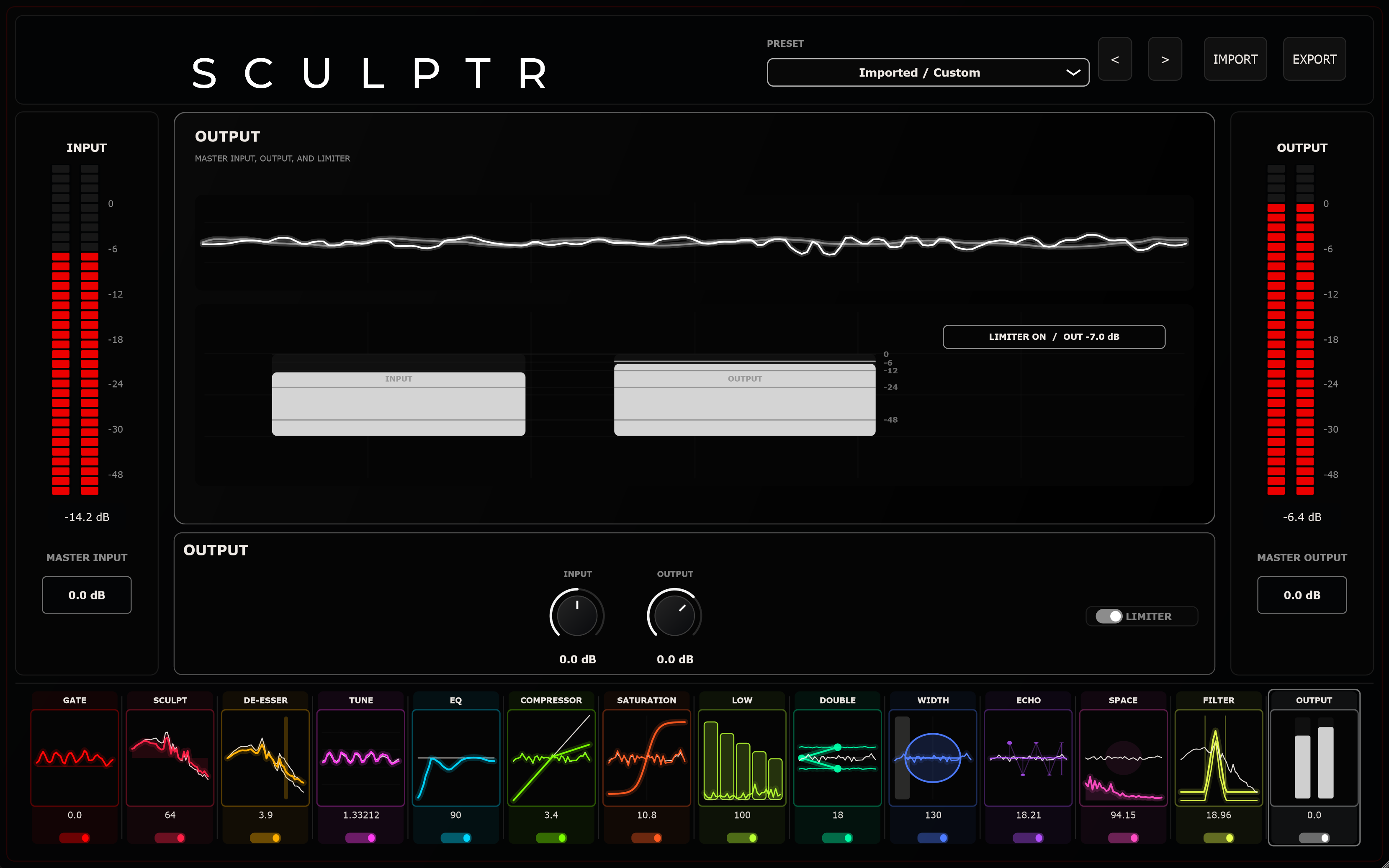 Output module preview